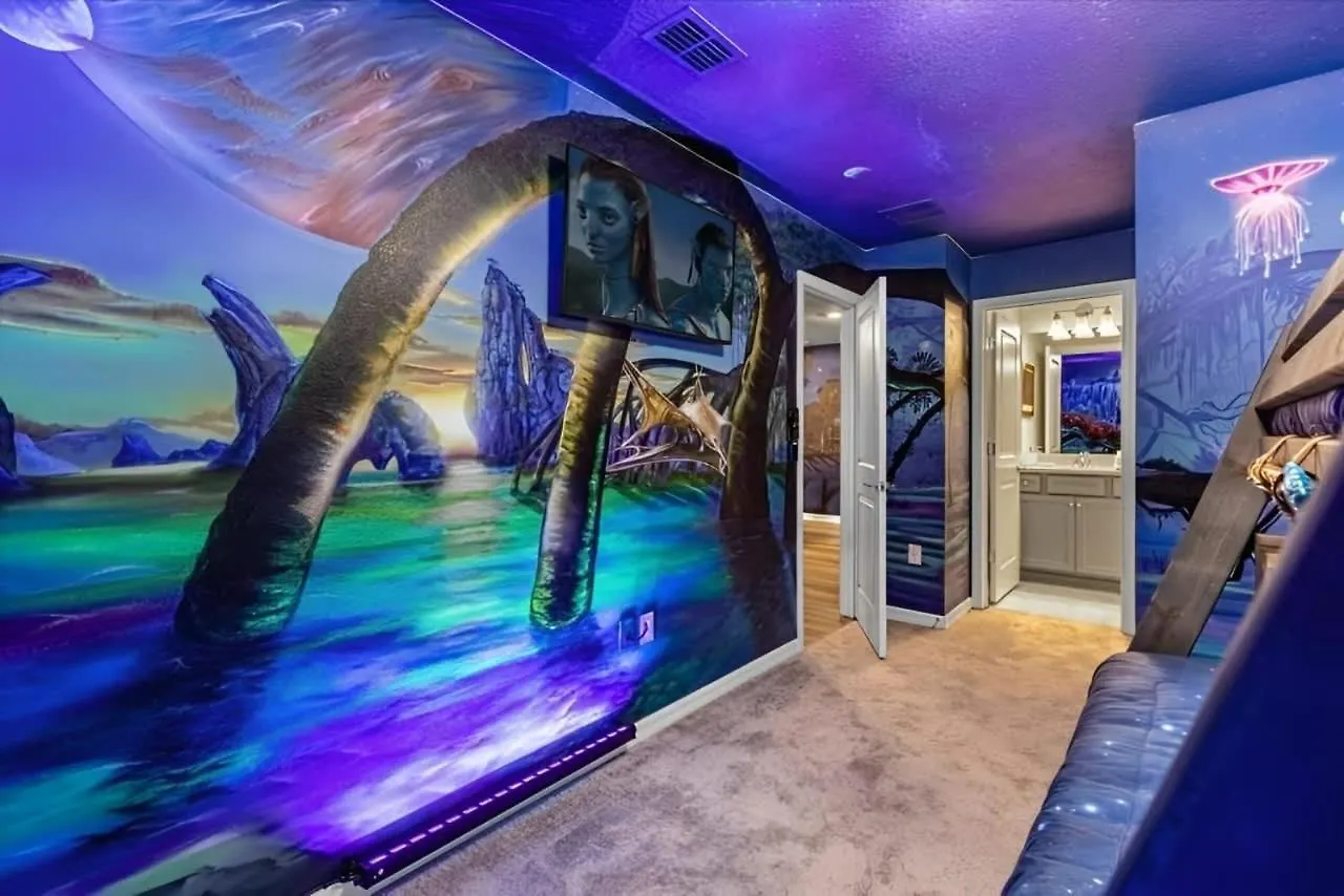 Luxury Themed Villa With Pool Near Disney & Attractions Davenport 0*,